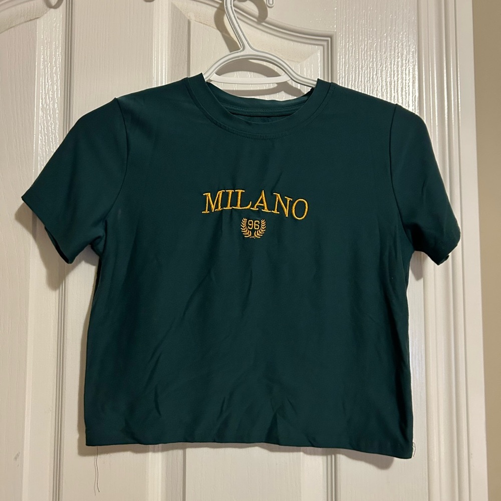 Milano Green Baby Tee